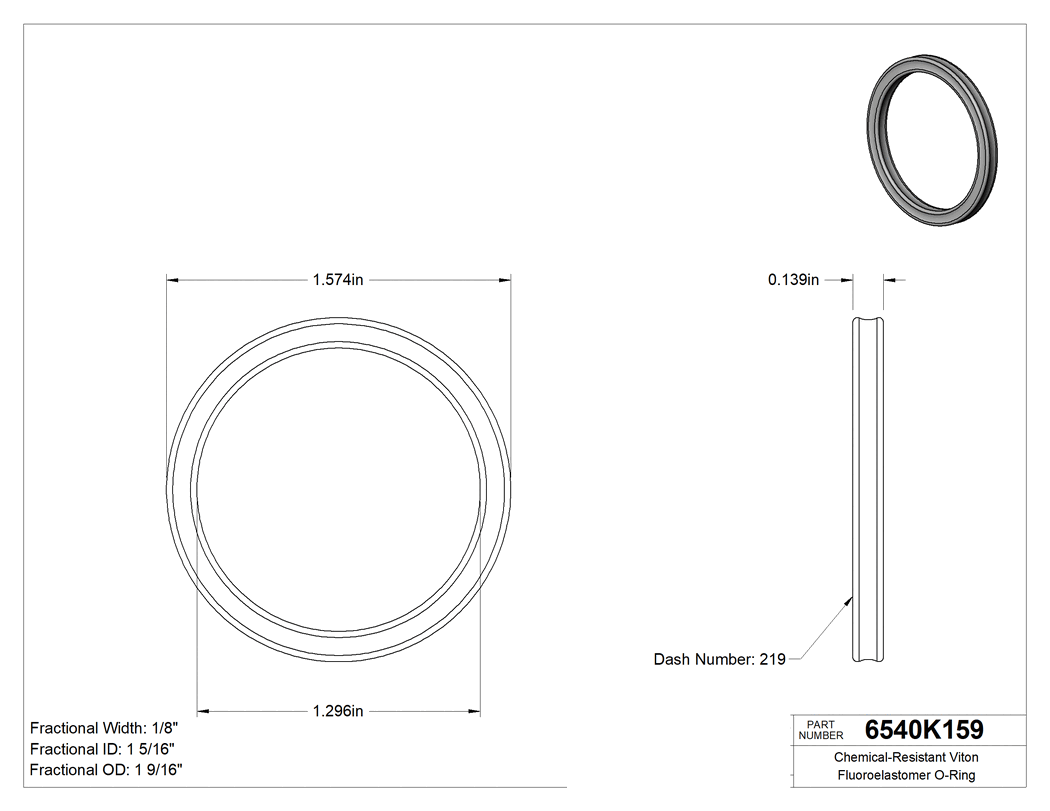 Technical drawing - 6540K159